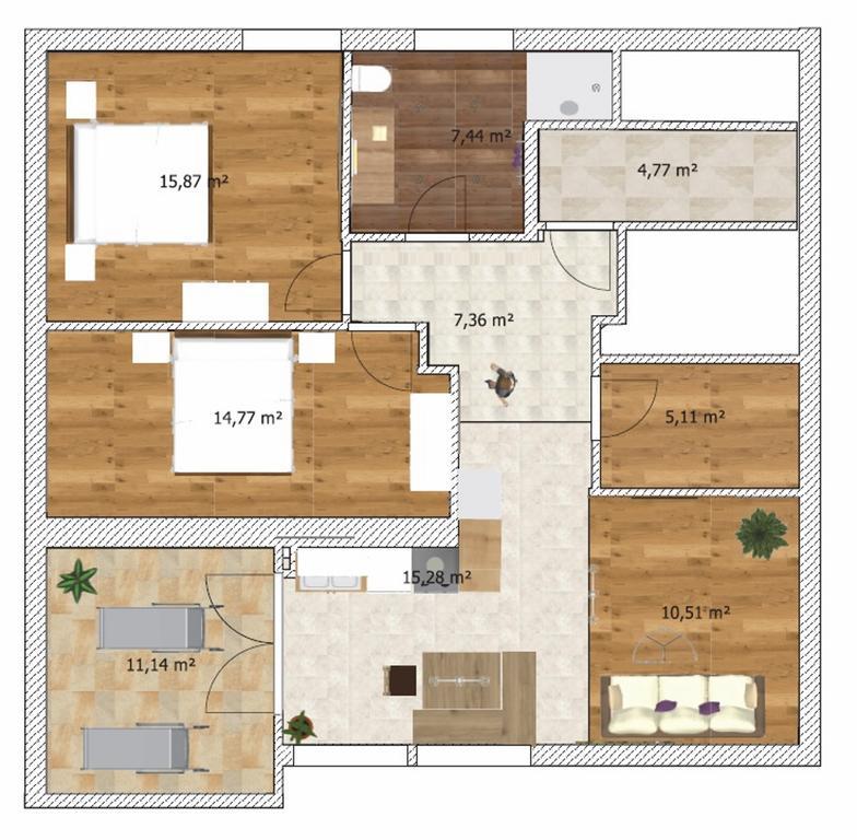 Privatpension Bergkristall San Martino In Passiria  Kültér fotó
